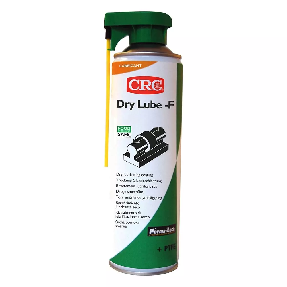 CRC DRY LUBE - F Aerosol Lubricant 650 ml / 500 ml Aerosol,Food Safe, 32602