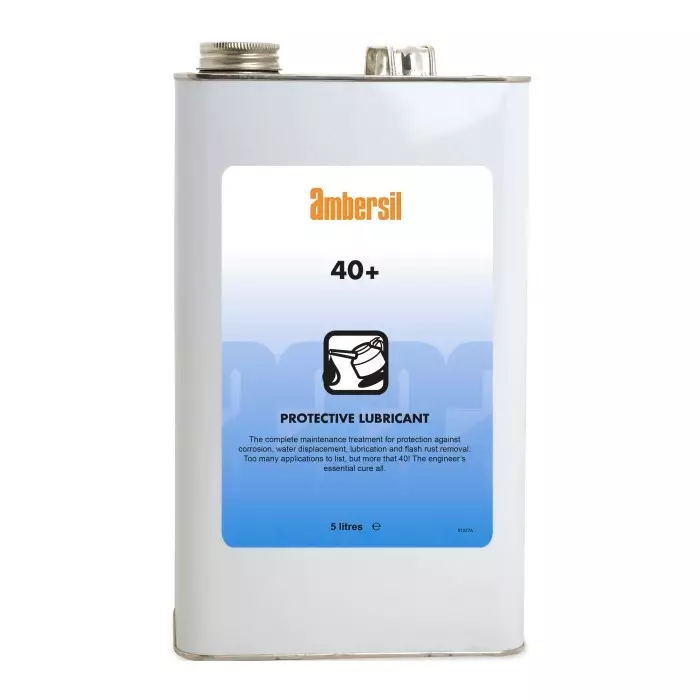 Ambersil 40+ Protective Lubricant Oil Lubricant 5 L Can, 31635-aa