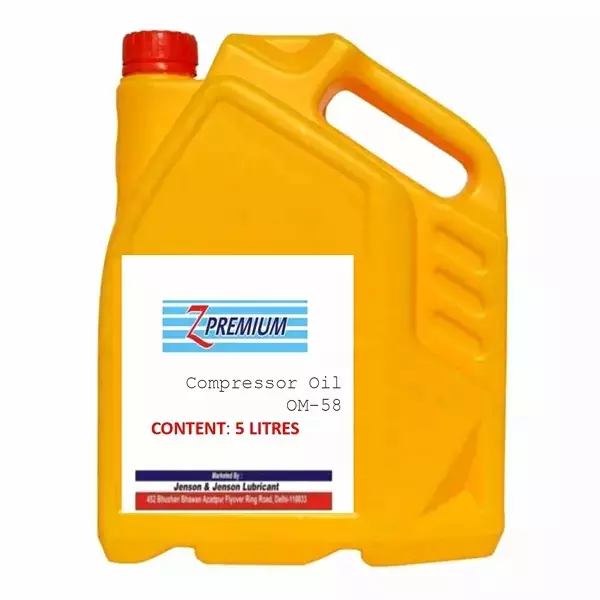 Z Premium OM 58 Compressor Oil 5 L, 0814ZTE8QOL (Pack of 3)