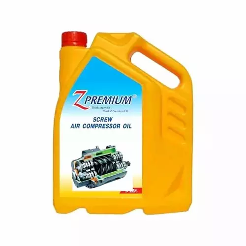 Z Premium Screw Air Compressor Oil 5 L, 0811ZMTZ7CT (Pack of 4)