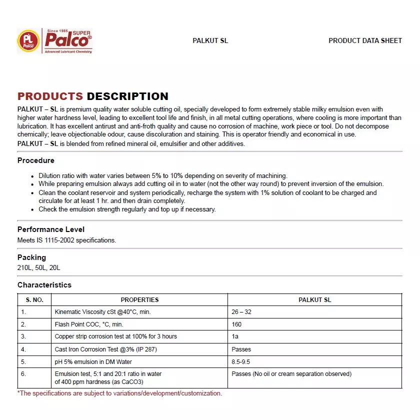 palco-5-l-palkut--sl-water-soluble-cutting-oil-26-32-cst-40c-kinematic-viscosity-and-160-c-coc-flash-point-21371211