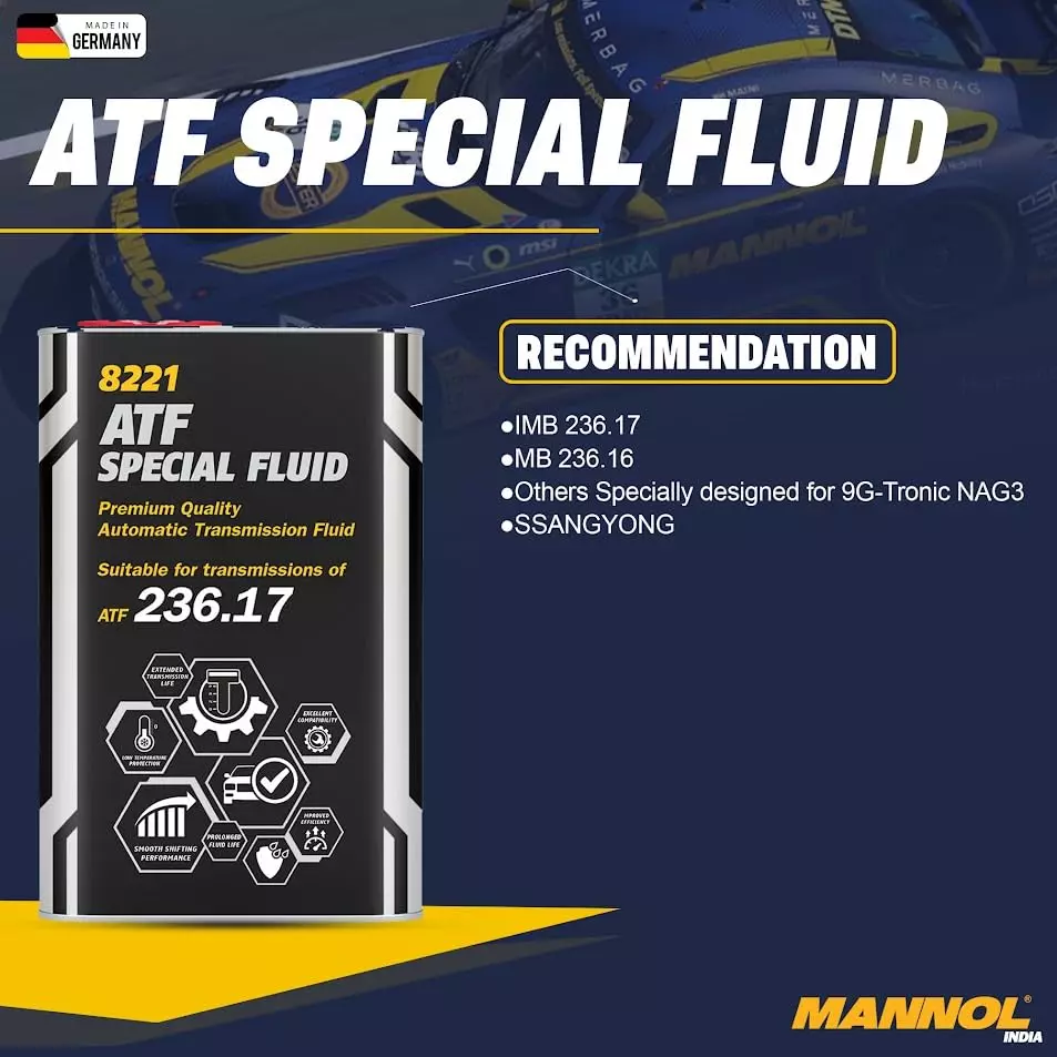 MANNOL Fully Synthetic Automatic Transmission Fluid MB 236.17 1 L, 8221