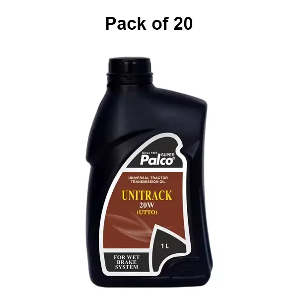 palco-transmission-oil-gl-4-utto-1-l-capacity-unitrack-20w-clear-golden-natural-pack-of-20