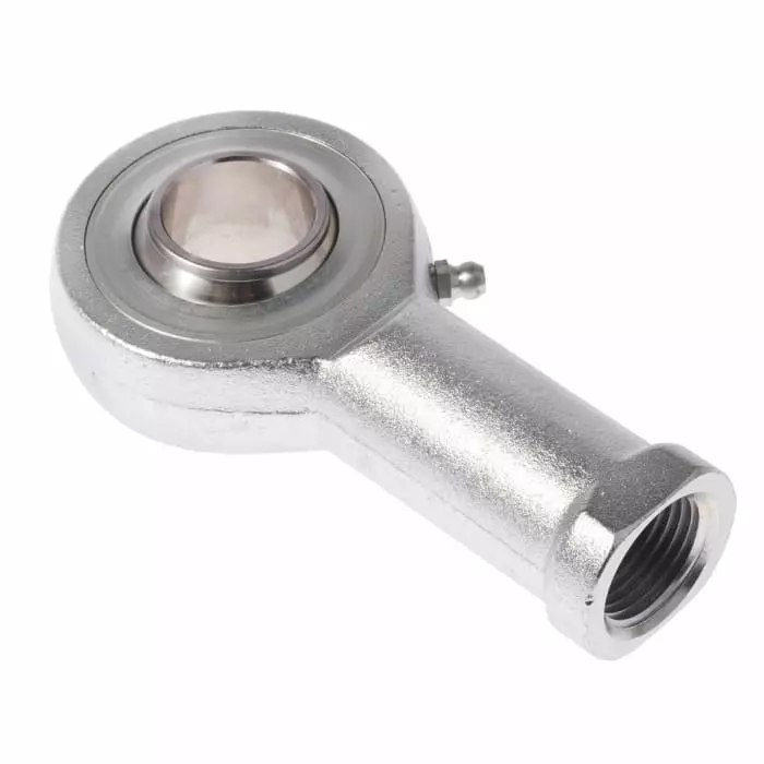 Durbal Forged Steel Rod End 25 mm Bore 126 mm Long Metric Thread Standard Female Connection Gender, BRF 25-00-502