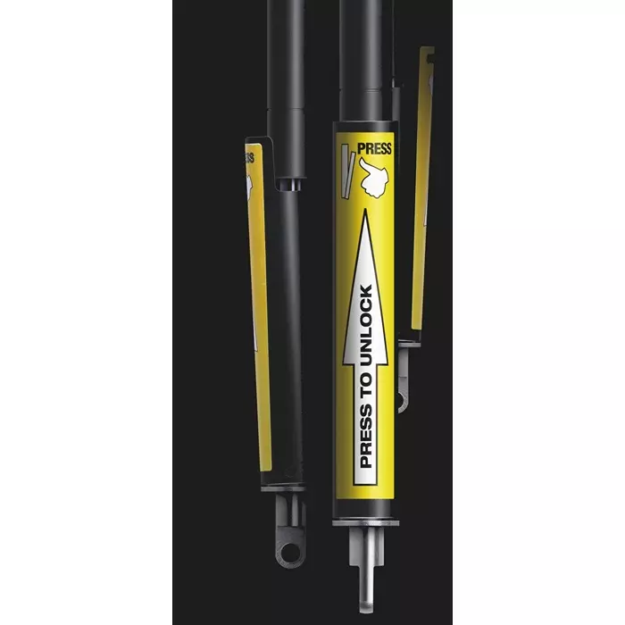 Camloc Gas Springs Camloc Steel Gas Strut with Ball Socket Joint 664.0 mm Extended Length 300.0 mm Stroke Length, SWV8ECV800005