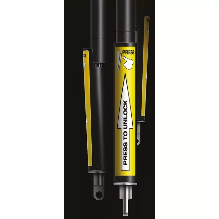 Camloc Gas Springs Camloc Steel Gas Strut with Ball Socket Joint 680.0 mm Extended Length 300.0 mm Stroke Length, GS-D-7067