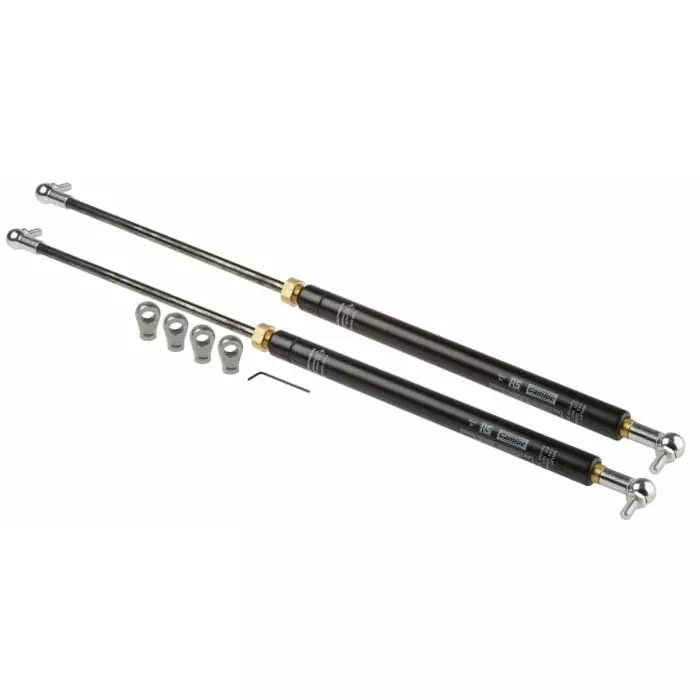 Camloc Gas Springs Camloc Steel Gas Strut with Ball Socket Joint 560.0 mm Extended Length 250.0 mm Stroke Length, SSV1080800003