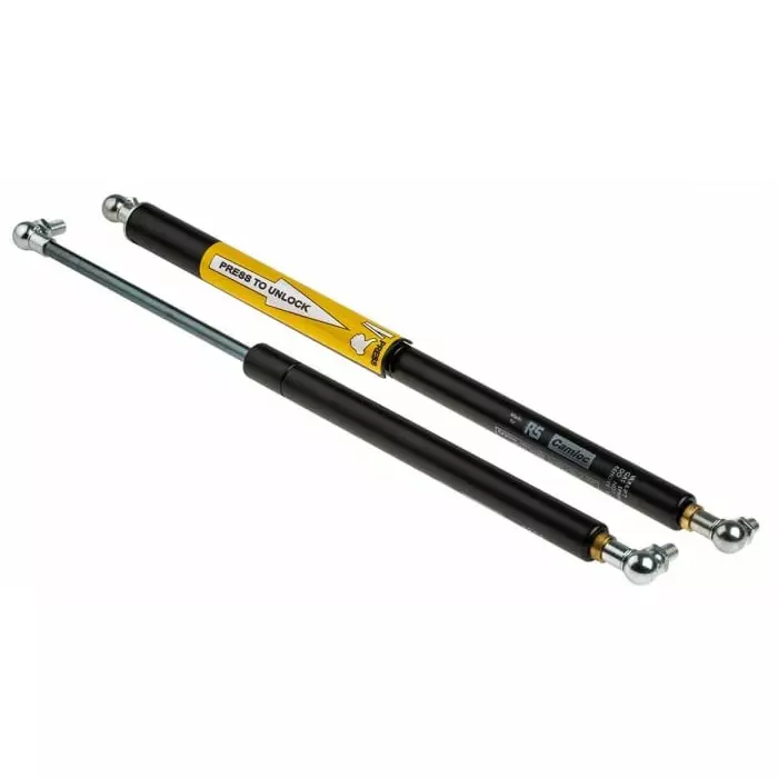 Camloc Gas Springs Camloc Steel Gas Strut with Ball Socket Joint 364.0 mm Extended Length 150.0 mm Stroke Length, SWV8ECV800002