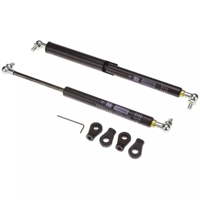Camloc Gas Springs Camloc Steel Gas Strut with Ball Socket Joint 264.0 mm Extended Length 100.0 mm Stroke Length, SWV8ECV800001