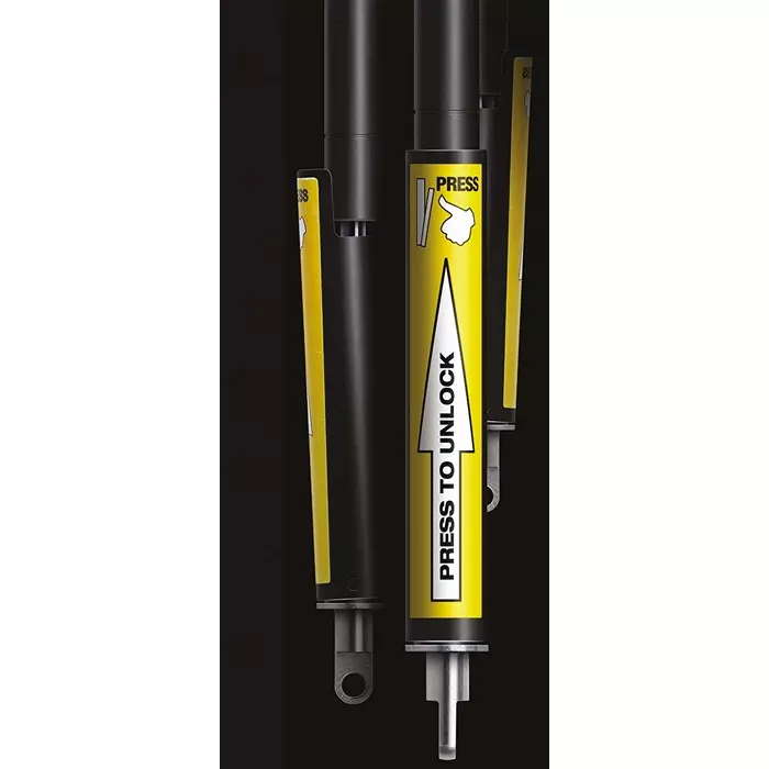 Camloc Gas Springs Camloc Steel Gas Strut with Ball Socket Joint 880.0 mm Extended Length 400.0 mm Stroke Length, SWV4ECV400003