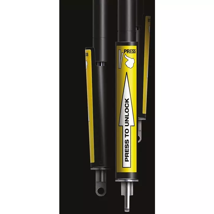 Camloc Gas Springs Camloc Steel Gas Strut with Ball Socket Joint 665.0 mm Extended Length 300.0 mm Stroke Length, SWV1ECV100002