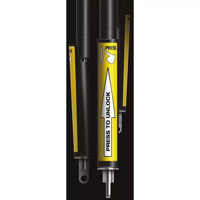 Camloc Gas Springs Camloc Steel Gas Strut with Ball Socket Joint 480.0 mm Extended Length 200.0 mm Stroke Length, SWV4ECV400001