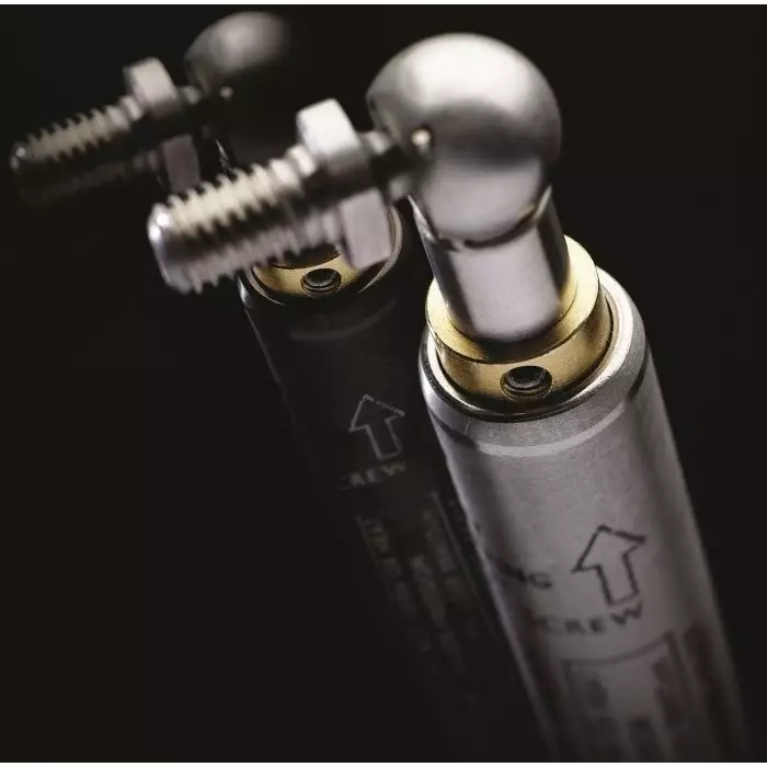 Camloc Gas Springs Camloc Stainless Steel Gas Strut with Ball Socket Joint 564.0 mm Extended Length 250.0 mm Stroke Length, SXY8A6A600004