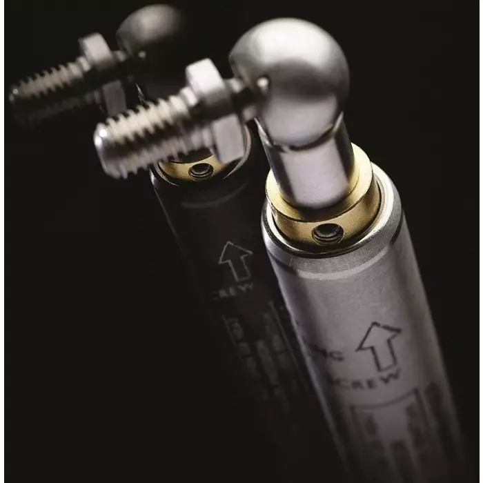 Camloc Gas Springs Camloc Stainless Steel Gas Strut with Ball Socket Joint 664.0 mm Extended Length 300.0 mm Stroke Length, SXY8A6A600005