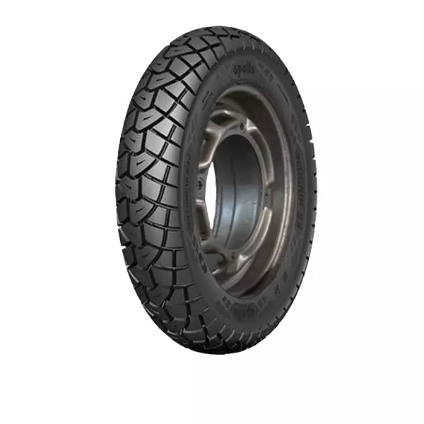 Apollo ACTIGRIP Series 254 mm(10 Inch) Rim Dia Rear 2 wheeler Tube Type Tyre (TT), 52561