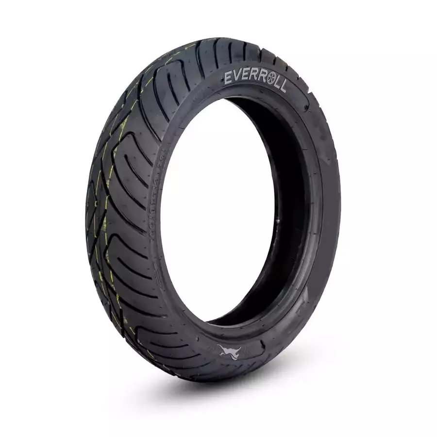 Everroll Tubeless Tyre Size 100/80-12 Front Position for TVS Ntorq Scooter, K2300510