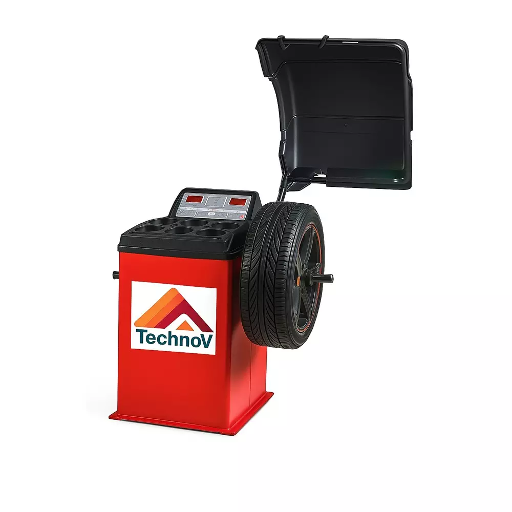 TechnoV Digital Wheel Balancer 10 - 24 inch (255 mm – 610 mm) Rim Diameter 50/60 Hz, TSDWB02