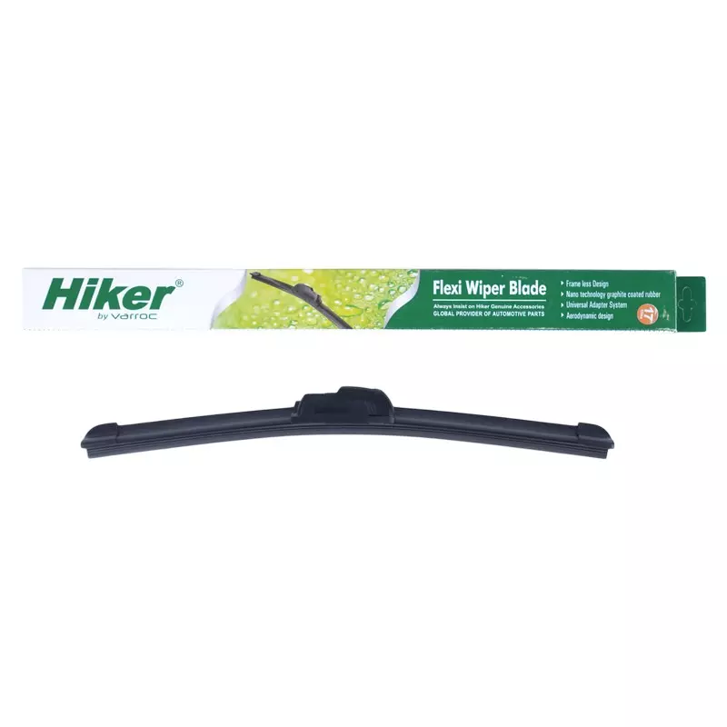 Hiker By Varroc Wiper Blade Frameless (14 inch) 356 mm Smooth & Silent, K354093100 (Pack of 30)