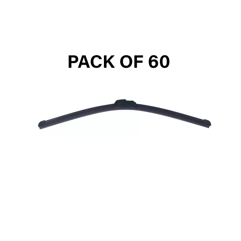 Hiker By Varroc Wiper Blade Frameless (21 inch) 533 mm Smooth & Silent, K354093800 (Pack of 60)