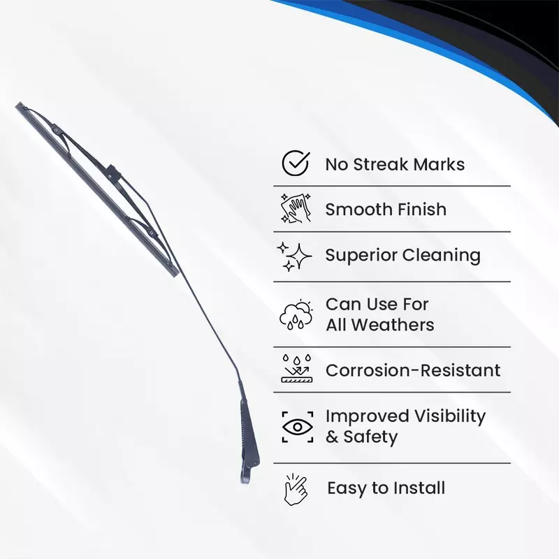 Varroc Wiper Blade with Arm TVX King (12 inch) 305 mm Smooth & Silent, K353759600