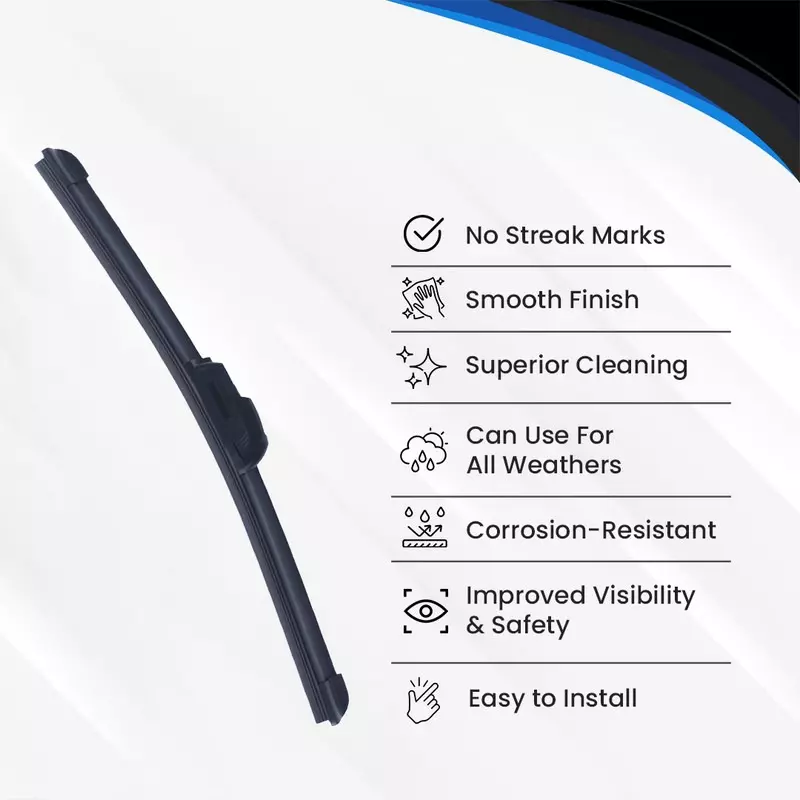 Hiker By Varroc Wiper Blade Frameless (14 inch) 356 mm Smooth & Silent, K354093100
