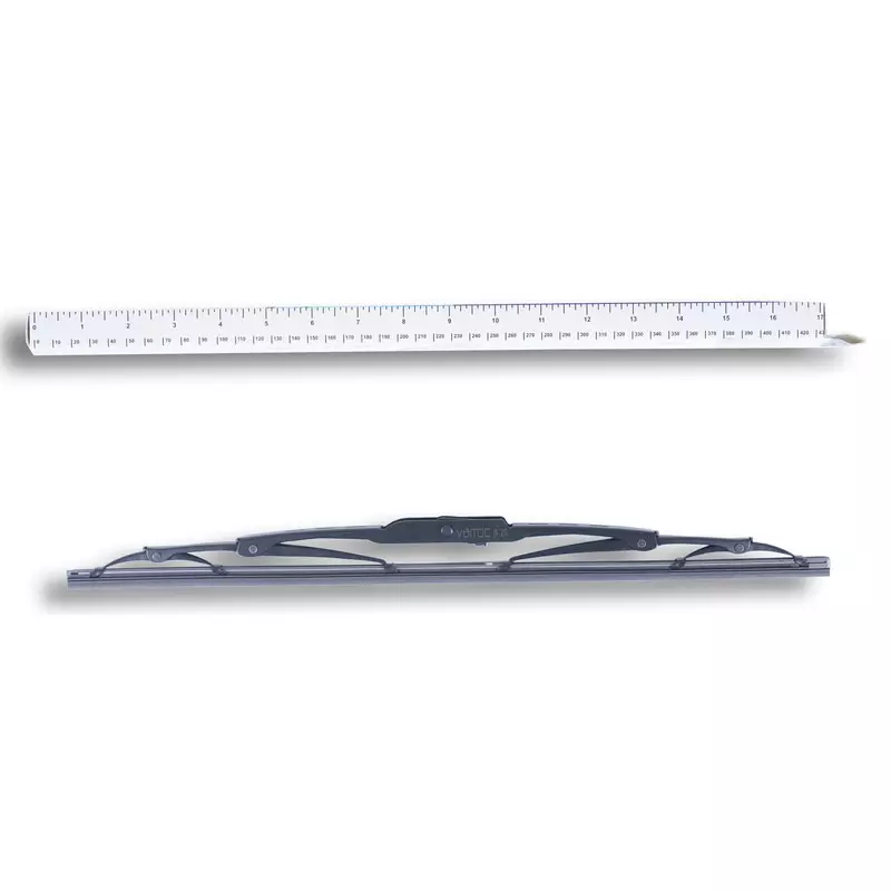 Varroc Wiper Blade 9 mm U Hook 17 inch 432 mm Smooth & Silent Cleaning, K353760200