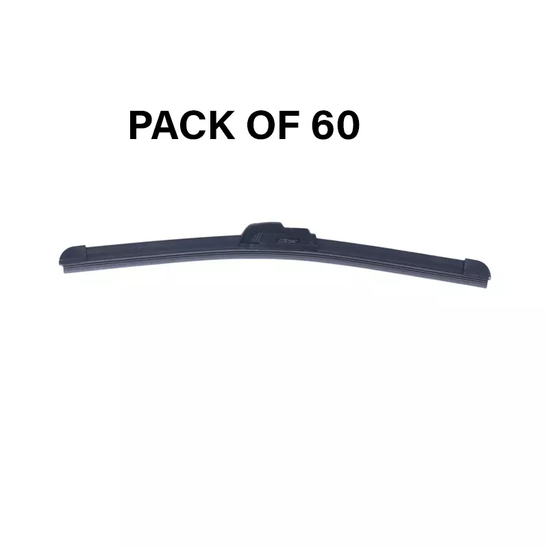 Hiker By Varroc Wiper Blade Frameless (15 inch) 381 mm Smooth & Silent, K354093200 (Pack of 60)
