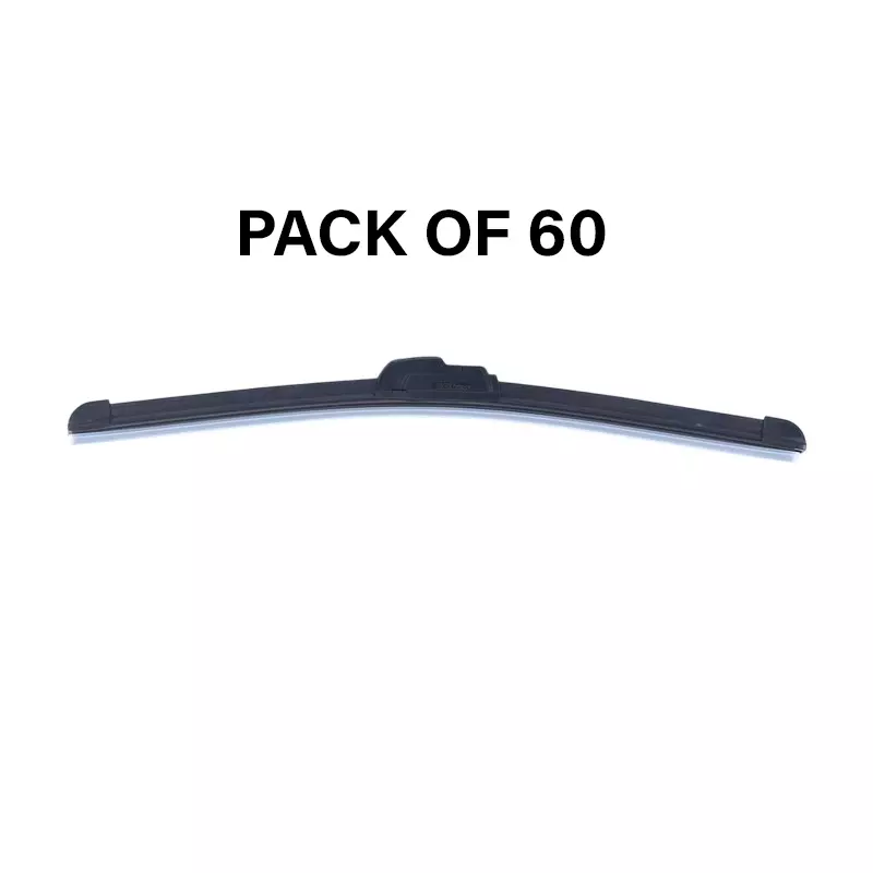 Hiker By Varroc Wiper Blade Frameless (16 inch) 406 mm Smooth & Silent, K354093300 (Pack of 60)