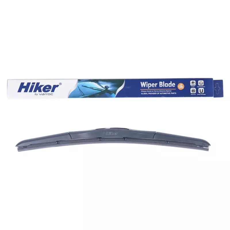 Hiker By Varroc Wiper Blade Premium (16 inch) 406 mm Smooth & Silent, K354053900 (Pack of 30)