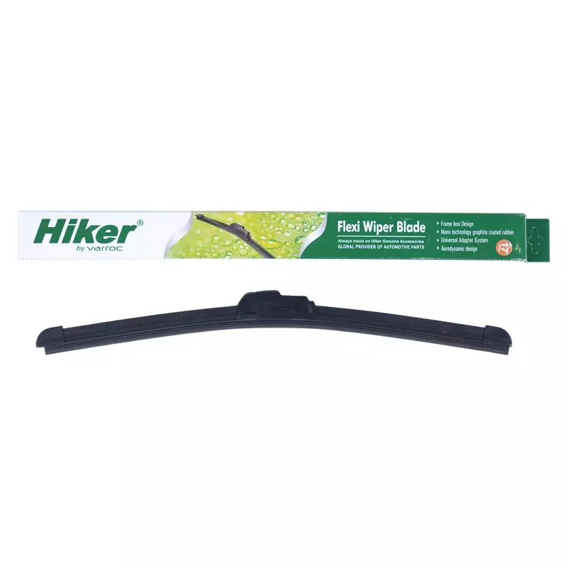 Hiker By Varroc Wiper Blade Frameless (17 inch) 432 mm Smooth & Silent, K354093400 (Pack of 60)