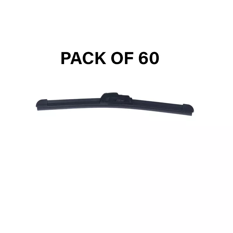 Hiker By Varroc Wiper Blade Frameless (13 inch) 330 mm Smooth & Silent, K354093000 (Pack of 60)