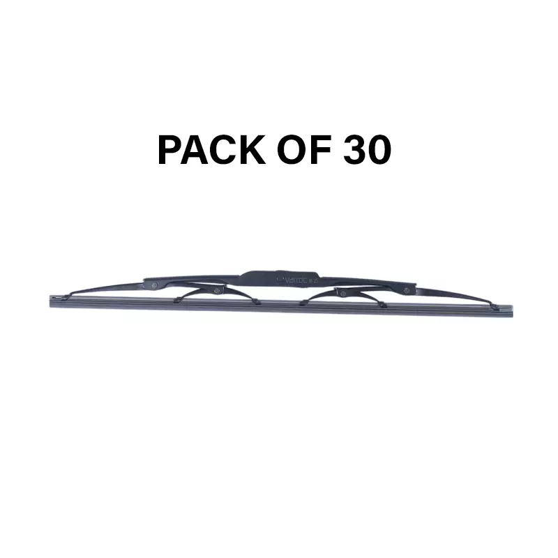 Hiker By Varroc Wiper Blade 9 mm U Hook 16 inch 406 mm Smooth & Silent Cleaning, K353760100 (Pack of 30)