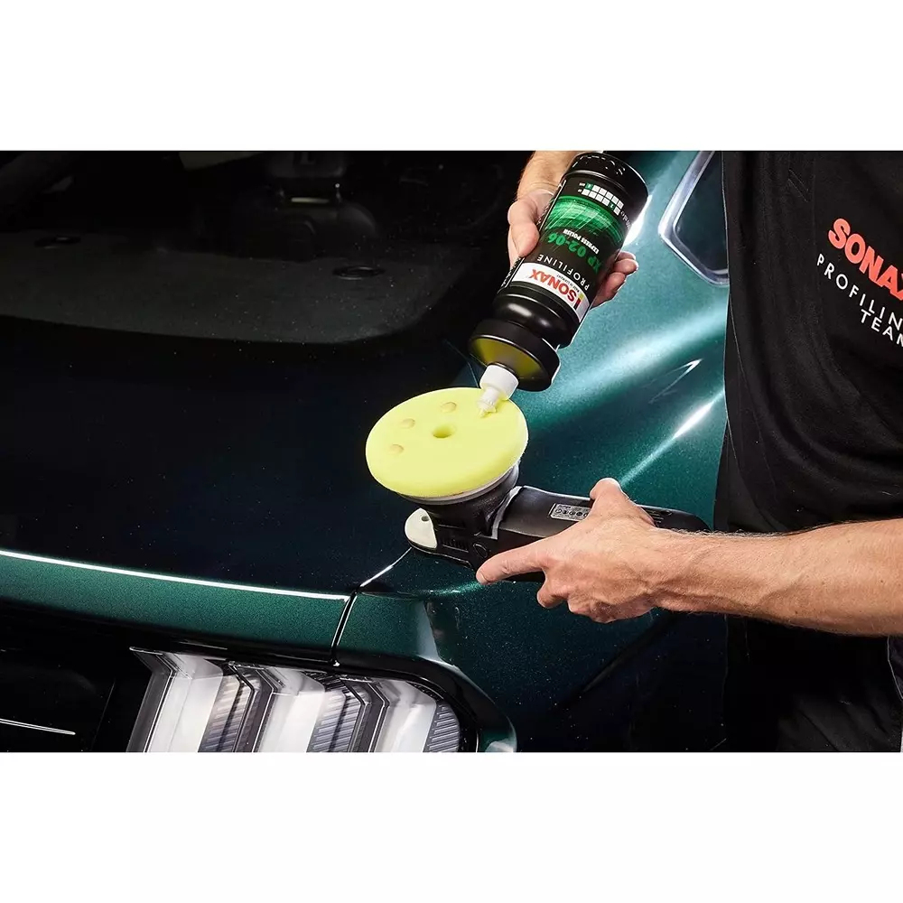 sonax-dual-action-polishing-pad-sponge-yellow-1397-cm-55-inch-for-fine-paint-perfection-clear-shine-finish-article-no-049334100