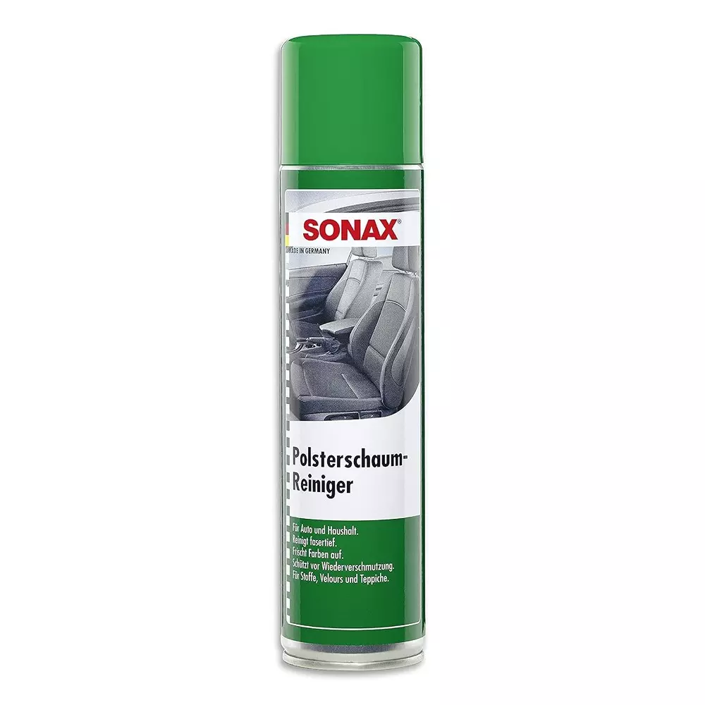 SONAX Foam Upholstery Cleaner without Propellant 400 ml Removes Stubborn Dirt & Stains, Restores Colors (Article No. 03062000)