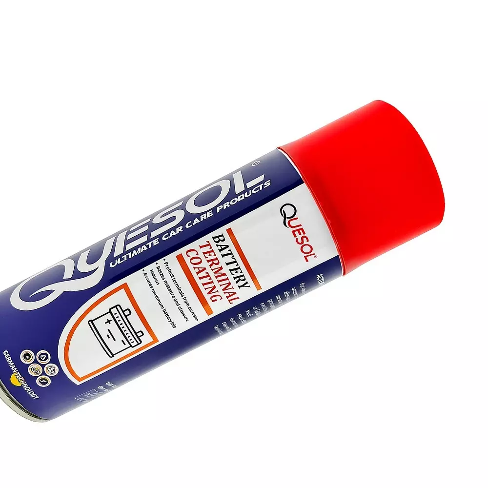 Quesol Battery Terminal Coating 500 ml Capacity Can Aerosol for Automobile Industry Use