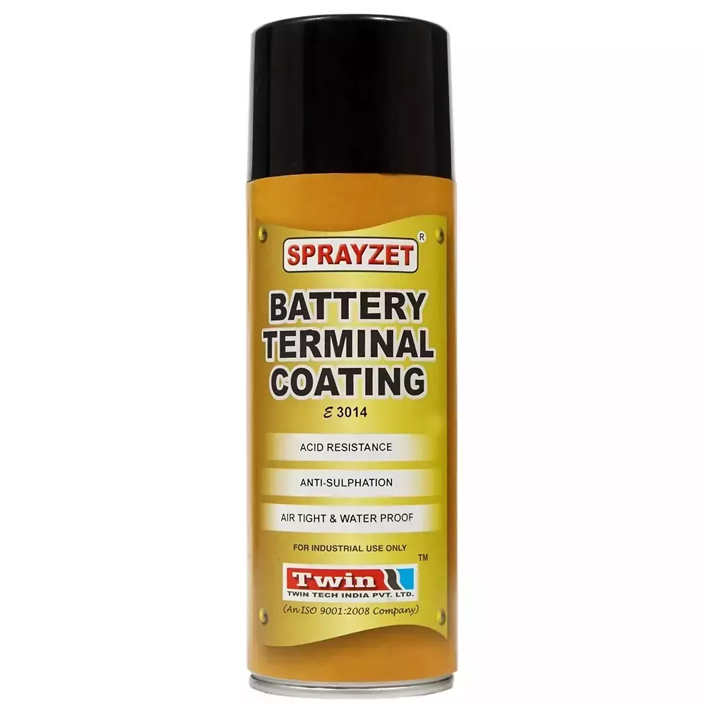 SPRAYZET Battery Terminal Coating Spray 500 ml for Industrial Use, E3014 (Pack of 6)