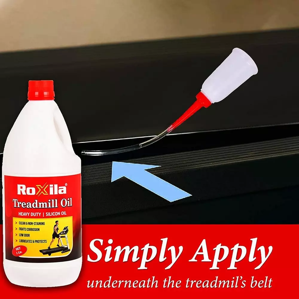 roxila-pure-silicone-treadmill-lubricant-oil-1-l-with-dispenser-microfiber-cloth