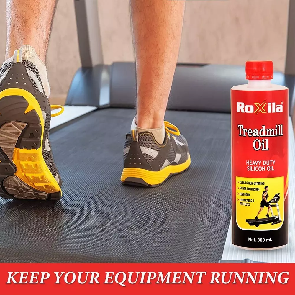 roxila-pure-silicone-treadmill-lubricant-oil-heavy-duty-high-viscosity-with-squeeze-bottle-and-nozzle-300-ml-pack-of-5