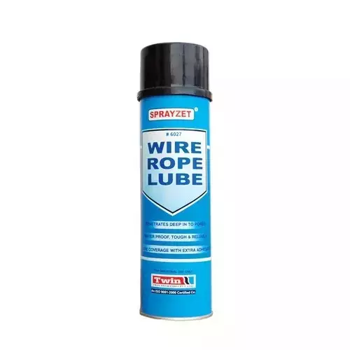 SPRAYZET Wire Rope Lube Spray 500 ml for Industrial Use, E3030 (Pack of 6)