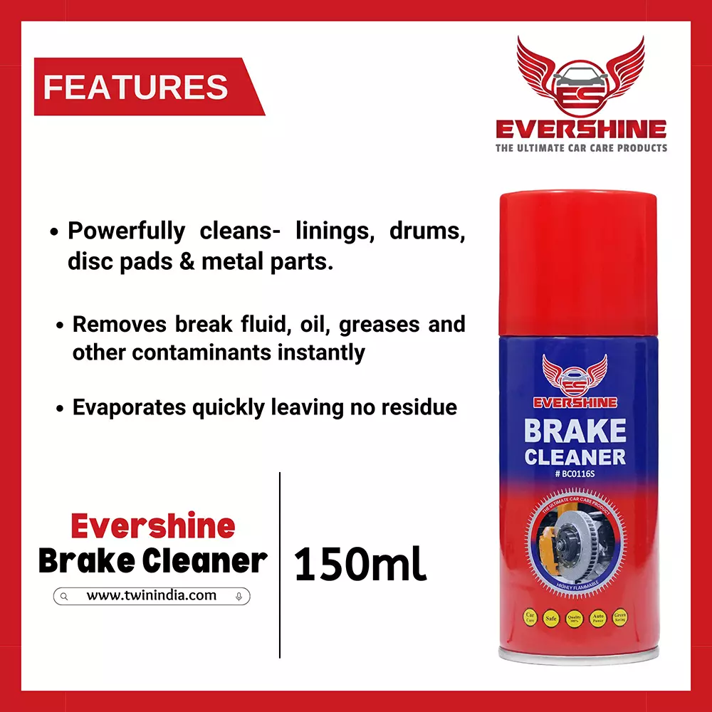 Evershine Brake Cleaner Spray 500 ml, BC0116 (Pack of 6)