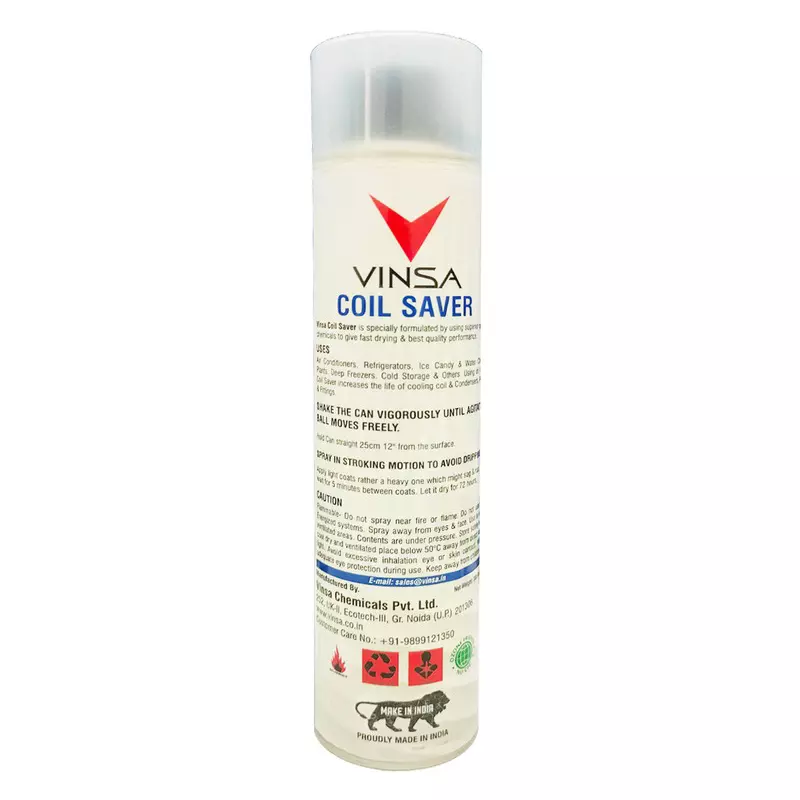 VINSA Coil Saver Spray 300 g Silicon Rubber for All Types of AC and HVAC Systems