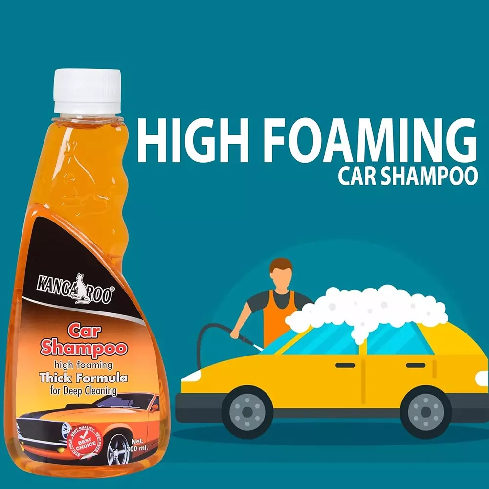 kangaroo-300-ml-each-car-shampoo-dashboard-dresser-polish-and-foam-applicator-liquid-form-for-all-cars-new_cs_dd_300-pack-of-5-kit