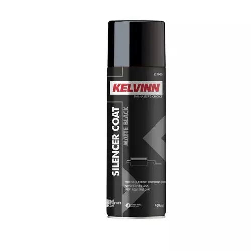 KELVINN Silencer Coating Matte Black Heat-Resistant Anti-Corrosive 400 ml