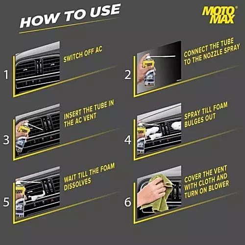 Motomax Ac Vent Disinfectant Cleaner 450 ml