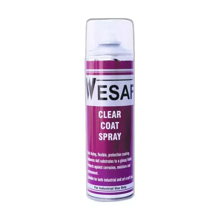 WESAF Clear Coating Spray 8090 Grade and 250 g Capacity (Pack of 5)