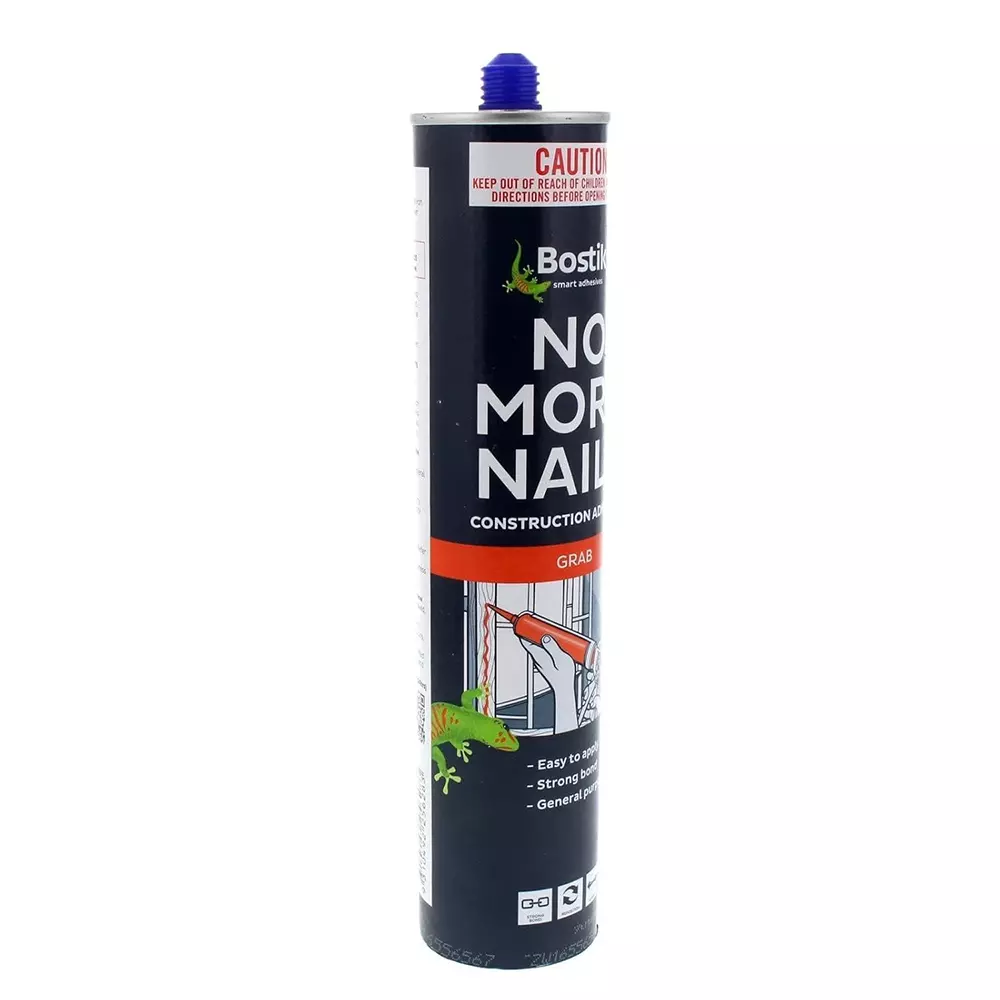 Bostik 320 g Construction Heavy Duty Adhesive No More Nails for Concrete, Metal