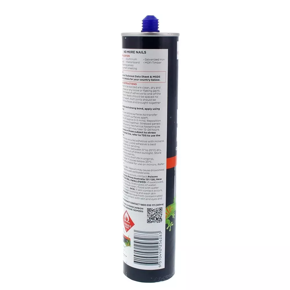 Bostik 320 g Construction Heavy Duty Adhesive No More Nails for Concrete, Metal