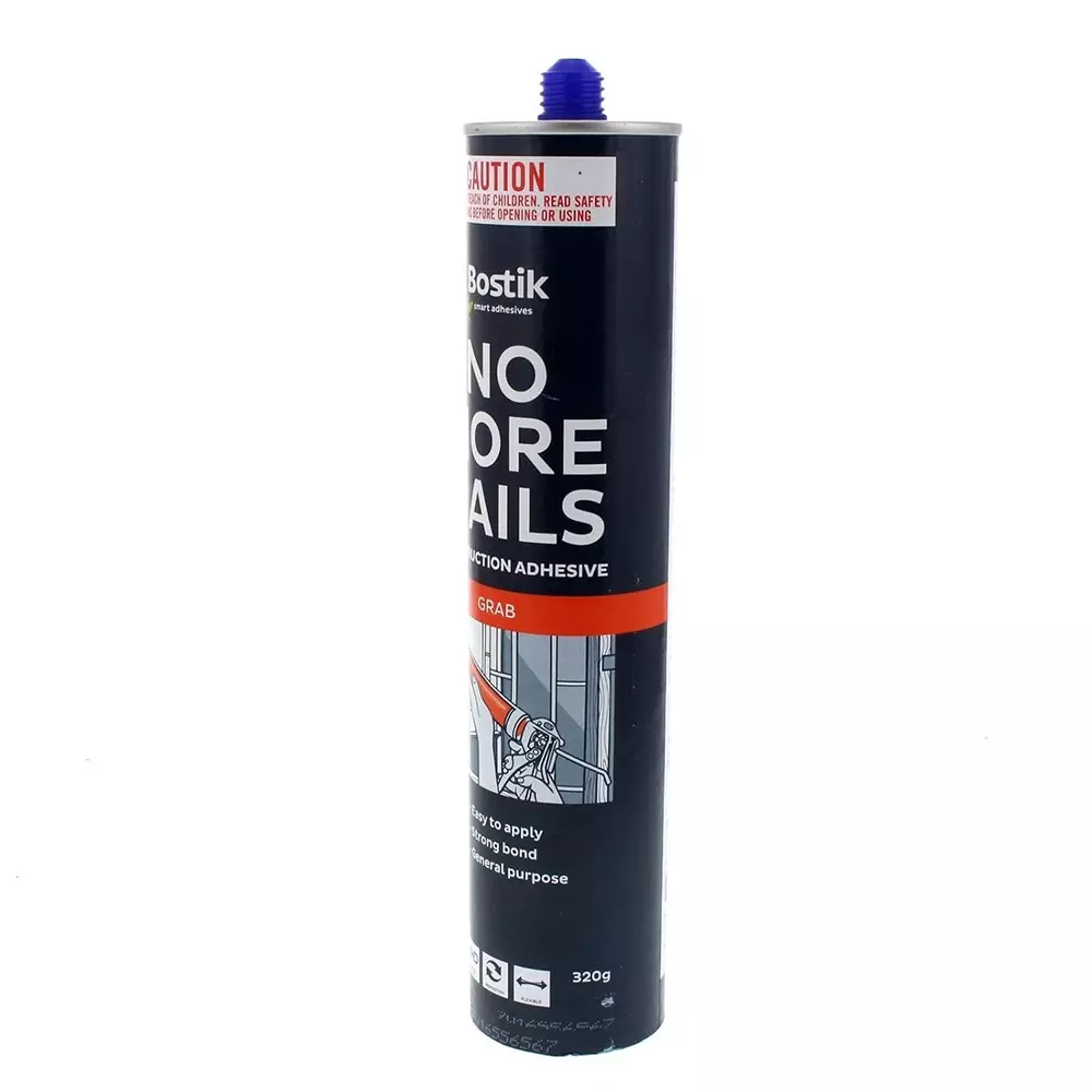 Bostik 320 g Construction Heavy Duty Adhesive No More Nails for Concrete, Metal