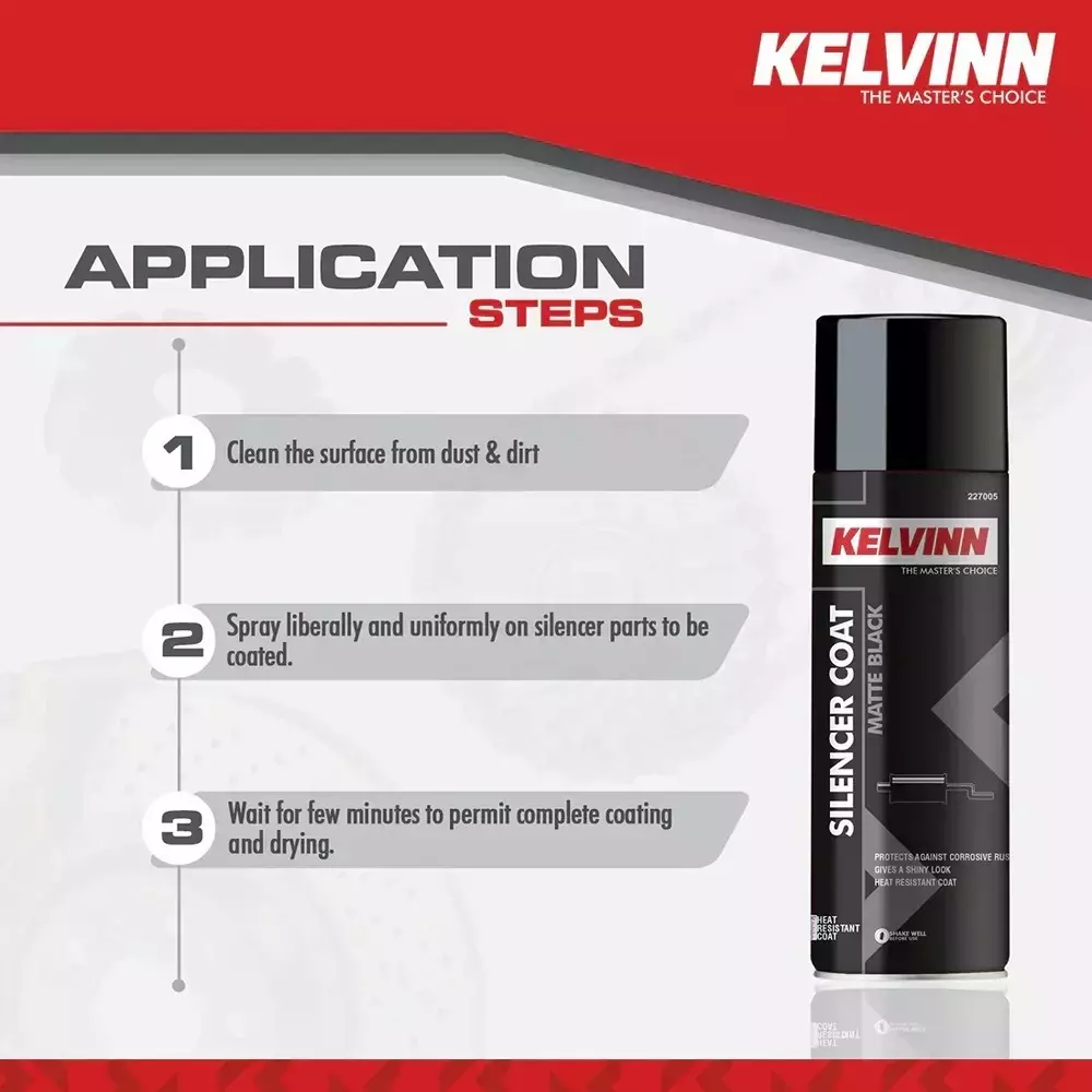 kelvinn-silencer-coating-matte-black-heat-resistant-anti-corrosive-400-ml-pack-of-5