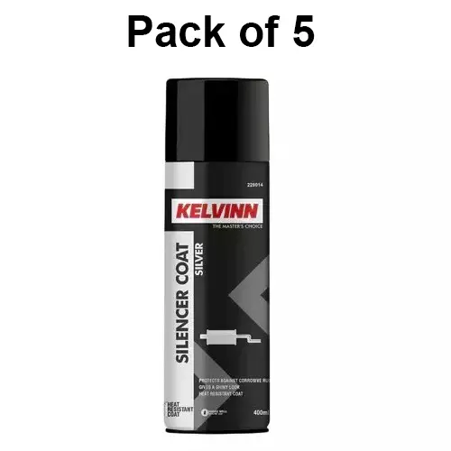 kelvinn-silencer-coating-silver-heat-resistant-anti-corrosive-400-ml-pack-of-5
